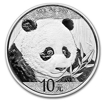 Silver Chinese Panda Coin 2018 - 30 Gram